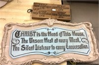 Plaster And Wood Plaques