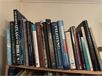 Row of Books on Shelf