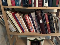 Row of Books on Shelf