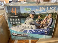Intex Excursion4 inflatable 4- person boat set