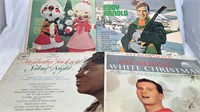 4 Vintage Christmas albums: Mahela Jackson,