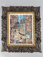 Signed Balinese Art Painting