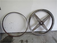old wheel & rim