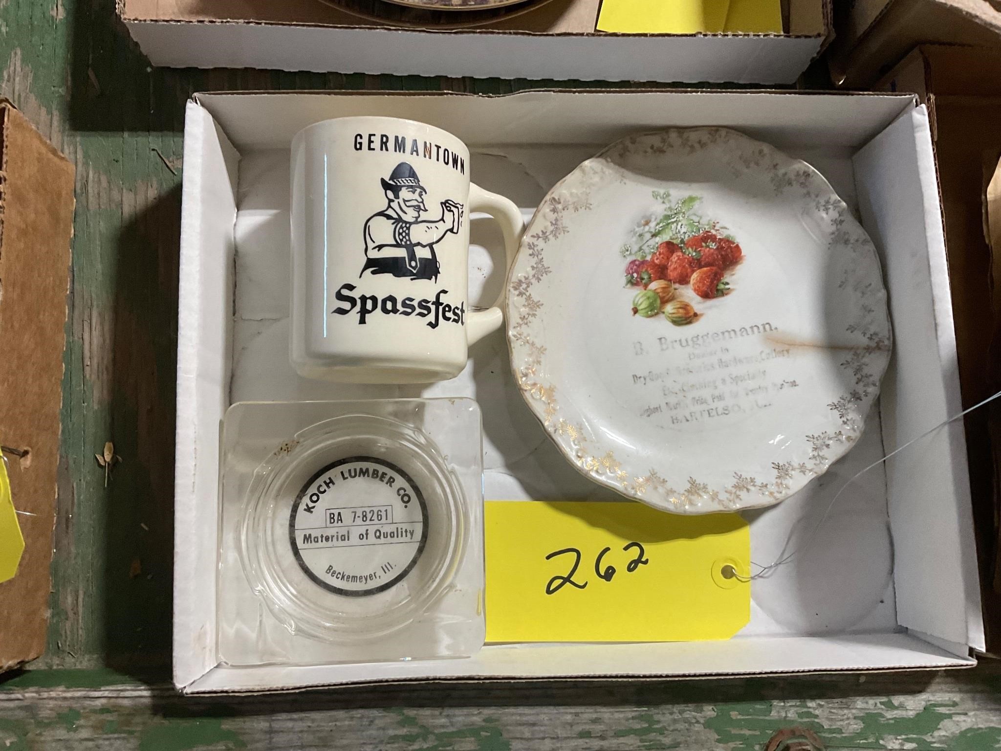 Vintage Clinton County Illinois advertising items