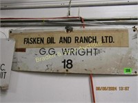 GROUP OF 2 VINTAGE OILFIELD SIGNS