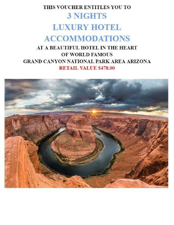 Grand Canyon AZ - 4 Days/3 Nights Vacation Package