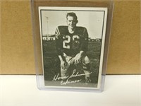 1961 Topps Howie Schumm #40 CFL Football Card