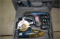 Ryobi Battery Tool Set with Heavy Duty Case