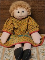 Vintage Rag Doll w/ Yarn Hair is 24in Long