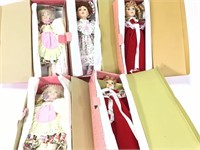 5 Collectible Dolls by Brinn's IOB