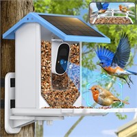 Bird Feeder with Camera Solar Powered