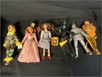 Wizard of Oz Mego Corp doll set, 6 dolls,