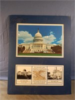 The United States Capital signed wall art
