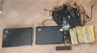 HP Laptop Qty 2, Multiple Chargers &