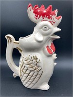 Vintage Porcelain Rooster Pitcher