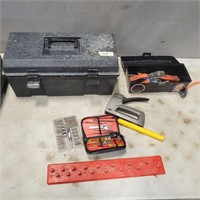 Tool Boxes, Staple Gun,Etc