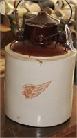 REDWING BAIL HANDLE CANNING JAR W/COVER *SEE DESC