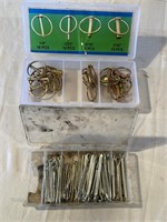 Lynch pin and cotter pin partial sets.