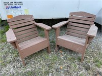 Two Adirondack Kids Chairs