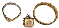 Victorian Horeshoe Locket & Bracelets