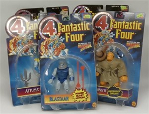 (J) The Fantastic Four action figures