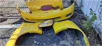 Corvette body kit parts front bumper headlight