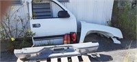 Chevy door front quarter panel two headlights and