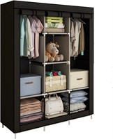 ACCSTORE Canvas Wardrobe Cupboard Clothes Storagek