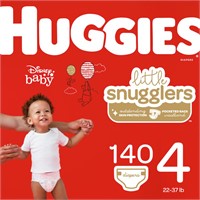 Huggies Little Snugglers Baby Diapers Size 4 140 t