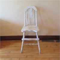 Youth Chair - Wood/Painted - Worn - Vintage