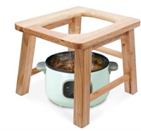 MOGUOBIN wooden steam Seat with four legs,Wood