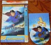 8 Films Superman compressés sur 1 DVD. Neuf