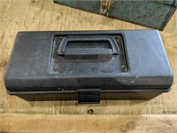 Tool Box with assorted sockets and more 12" x 5"