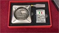 Rome Souvenir Ash Tray and Lighter Set