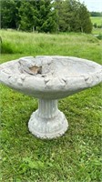 Large Cement bird bath