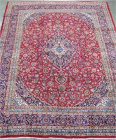 Handmade Mashad Room Size Rug