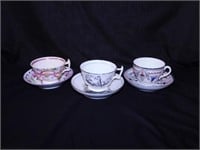 2 antique teacups & saucers - Antique teacup &