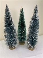 Christmas bottle brush trees 18.5" (3)