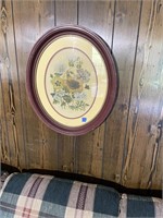 Oval Framed Print - Loudon Florals 1783-1843