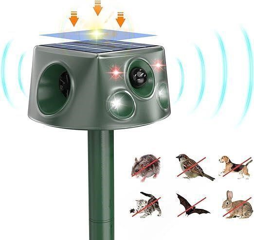 Animal Repellent Outdoor solar ultrasonic
