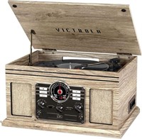 6-in-1 Bluetooth Record Player & Multimedia