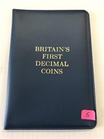 Britain 1st Decimal Coin Set