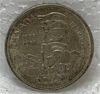Canad silver dollar 1958