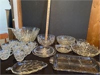 Glass and Crystal serving lot