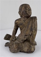 Antique Myanmar Burma Shariputra Monk Figure