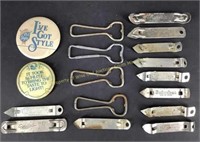 Misc bottle openers & badges