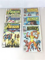 6 Marvel comics cover price 25¢, 40¢, 60¢ and 65¢