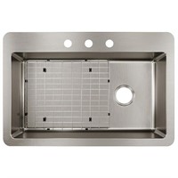 New Avenue Drop-in/Undermount Stainless Steel 33