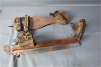 Primitive Wooden Ice Skates