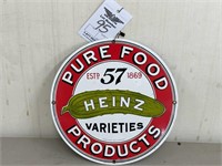 95.Heinz Pure Food Products Porcelain Sign